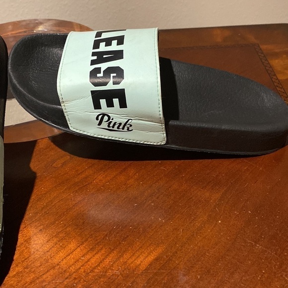 PINK Victoria Secret “Beach Please” Slides Pre-owned Size M (7-8) Mint … - Picture 3 of 7